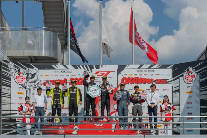 SROジャパンカップ第3ラウンドレース2岡山はPONOS RACINGの45号車フェラーリが今季初優勝を飾る