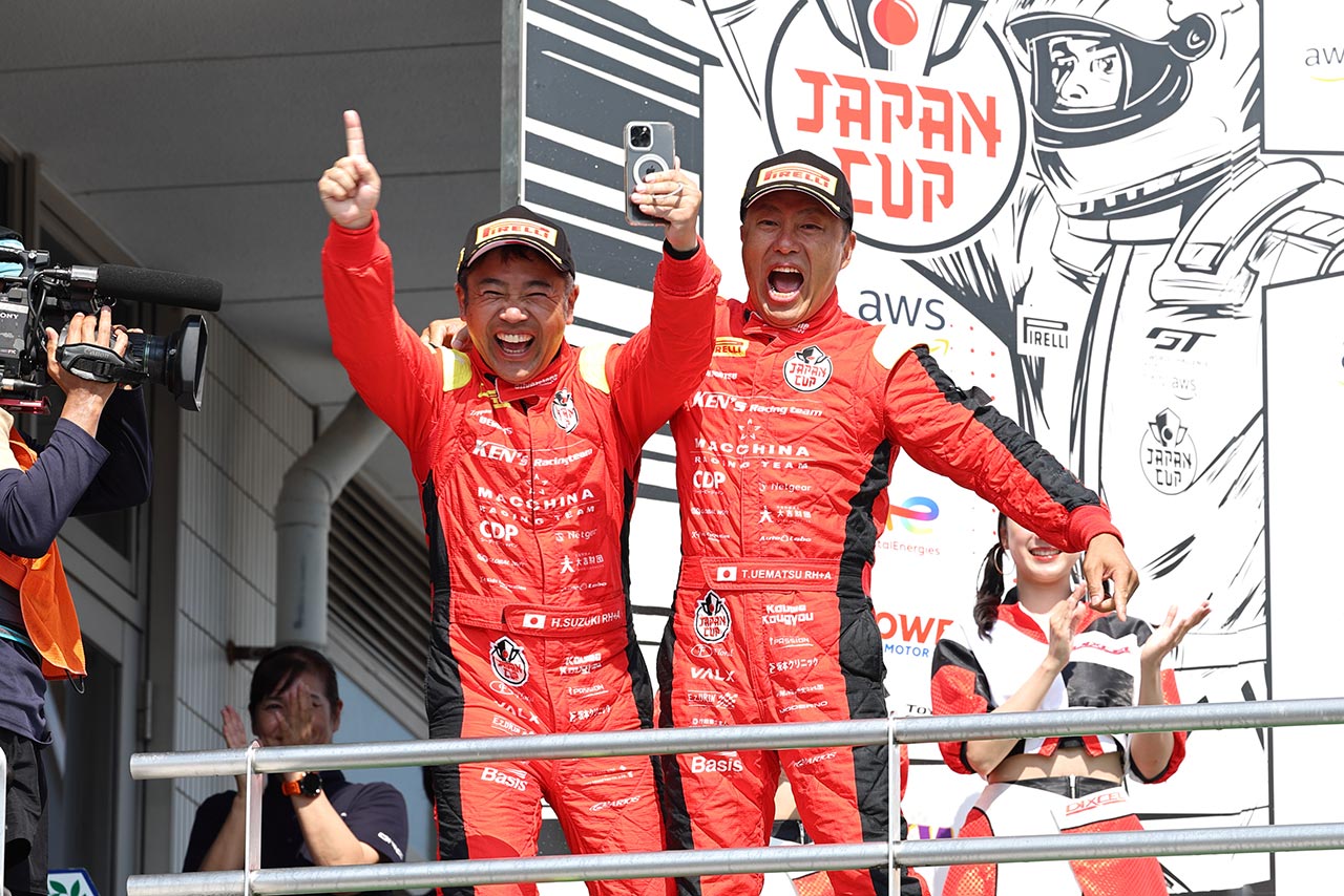 SROジャパンカップ第3ラウンドレース2岡山はPONOS RACINGの45号車フェラーリが今季初優勝を飾る