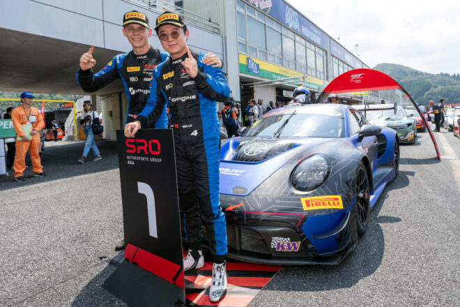 GTWCアジア岡山戦はポルシェとフェラーリが優勝分け合う。ニッサンGT-Rも躍動しクラス2連勝