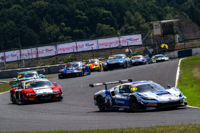 GTWCアジア岡山戦はポルシェとフェラーリが優勝分け合う。ニッサンGT-Rも躍動しクラス2連勝