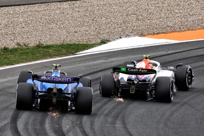 カルロス・サインツ（ウイリアムズ）＆リアム・ローソン（レーシングブルズ）