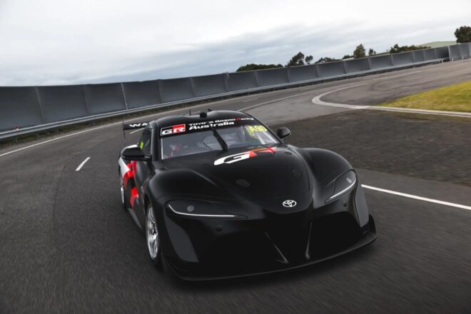 トヨタ『A90型GRスープラ・スーパーカー』を初披露。搭載するV8エンジンの詳細スペックも公開／RSC