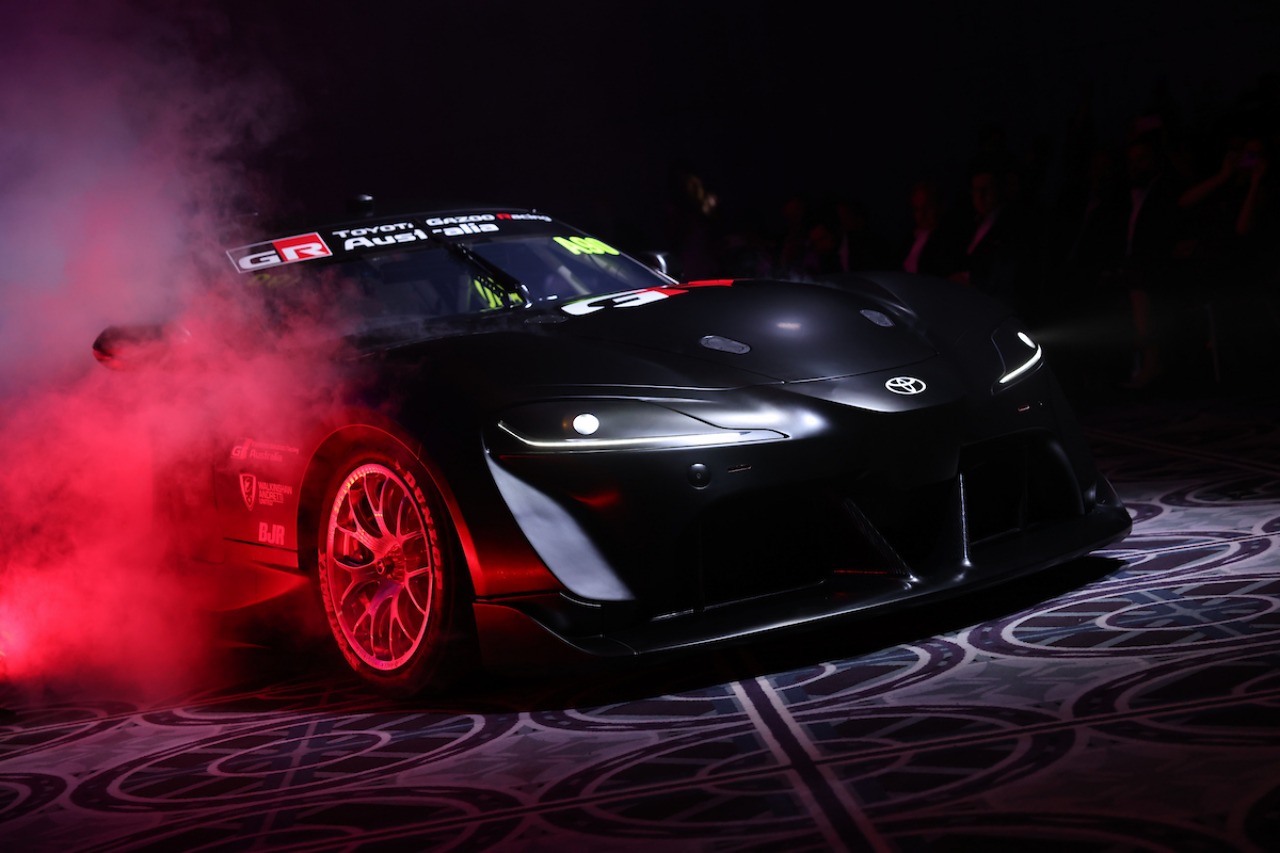 トヨタ『A90型GRスープラ・スーパーカー』を初披露。搭載するV8エンジンの詳細スペックも公開／RSC