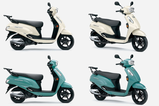 スズキ、新型『アドレス125』を発売へ。外観刷新とともに収納＆燃料タンク容量が増加