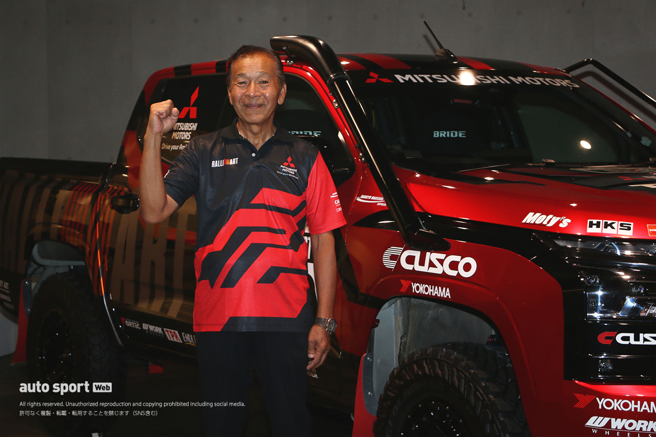チーム三菱ラリーアートが凱旋。AXCR優勝報告会を開催「ロスを最小限に抑えたチームワークの賜物」