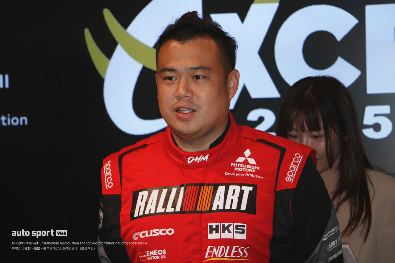 チーム三菱ラリーアートがAXCR優勝報告会を開催「タイムロスを最小限に抑えたチームワークの賜物」