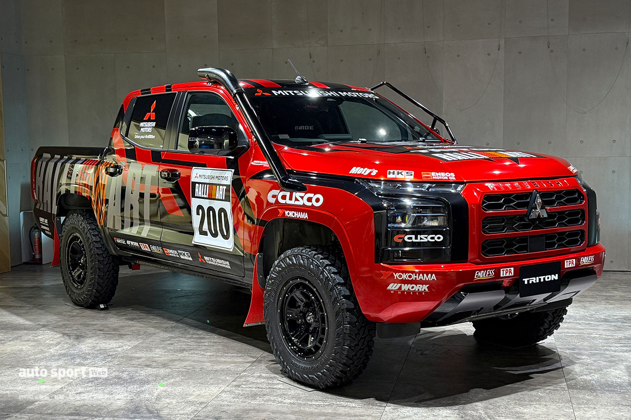 チーム三菱ラリーアートがAXCR優勝報告会を開催「タイムロスを最小限に抑えたチームワークの賜物」