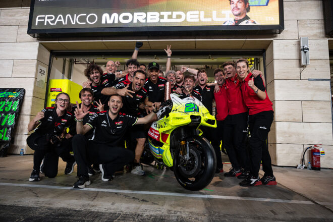 フランコ・モルビデリ、VR46レーシングと1年契約延長。ディ・ジャンアントニオと継続参戦／MotoGP