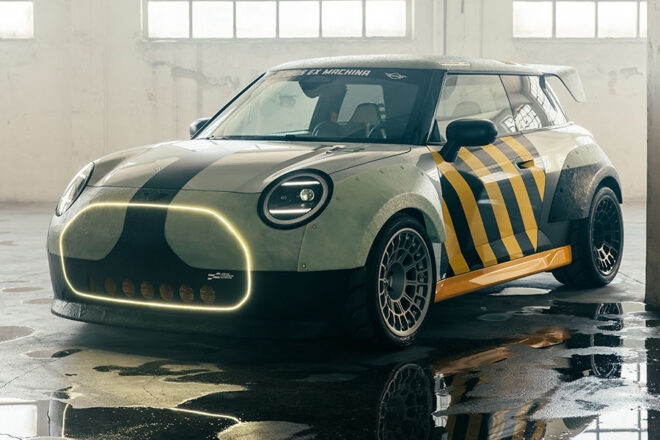 ミニ・ジョン・クーパー・ワークスとデウス・エクス・マキナがコラボ。情熱が交差する2台のワンオフモデルを発表