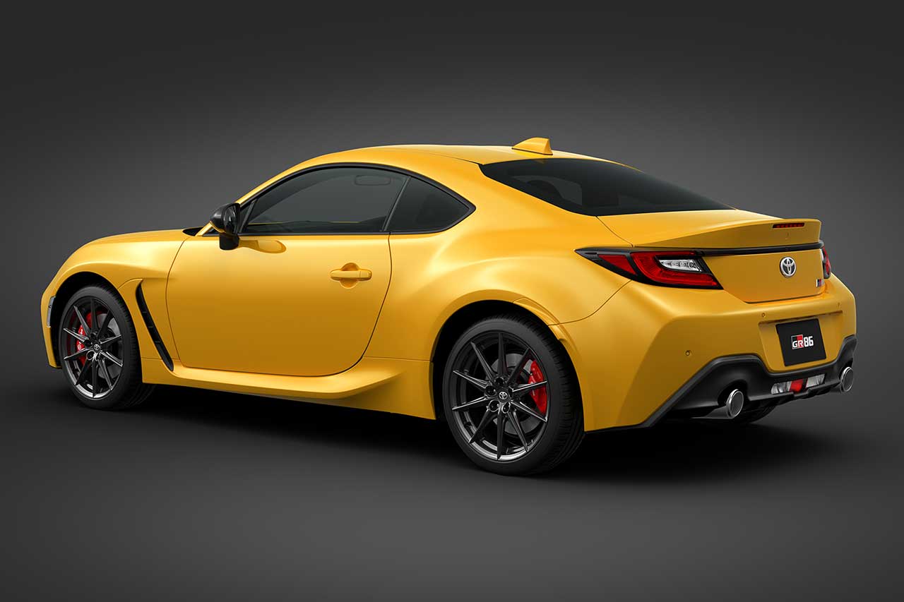 トヨタGR86にサンライズイエローの特別仕様車が登場。ブレンボブレーキやザックスアブソーバーで走行性能も向上