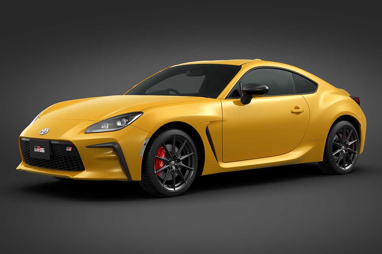 トヨタGR86にサンライズイエローの特別仕様車が登場。ブレンボブレーキやザックスアブソーバーで走行性能も向上
