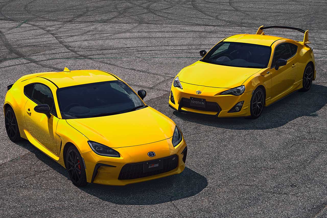 トヨタGR86にサンライズイエローの特別仕様車が300台限定で登場。ブレンボブレーキやザックスアブソーバーで走行性能も向上