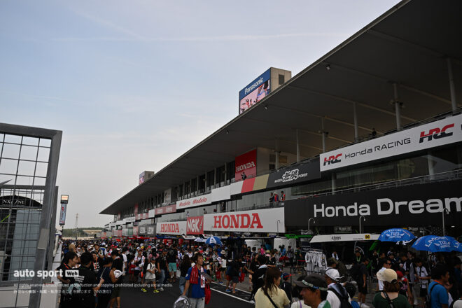 【ブログ】メリはコースウォークから気合充分。3Dプリンター製の新パーツも登場／スーパーGTサーキット便り第5戦