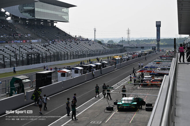 【ブログ】メリはコースウォークから気合充分。3Dプリンター製の新パーツも登場／スーパーGTサーキット便り第5戦