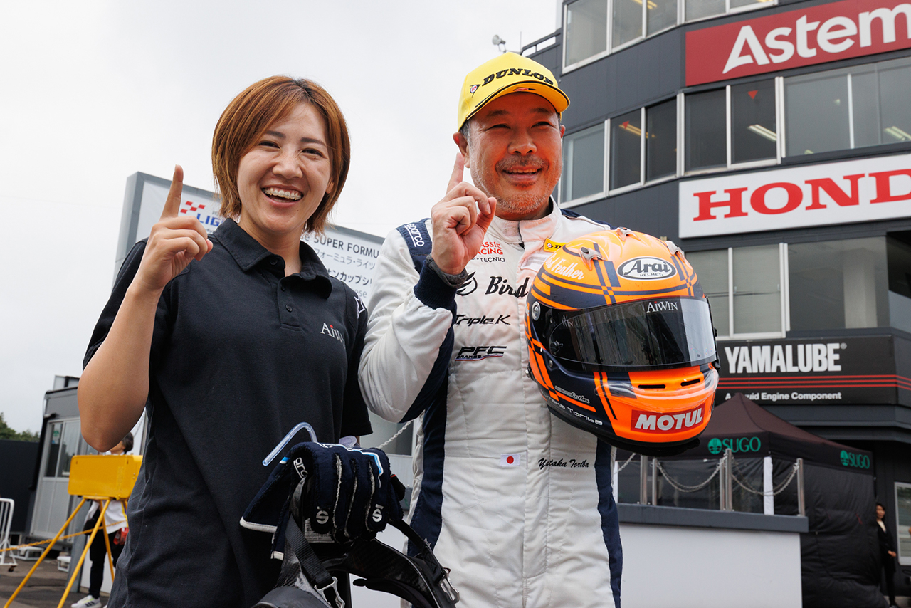 三浦愛監督と鳥羽豊（AIWIN）