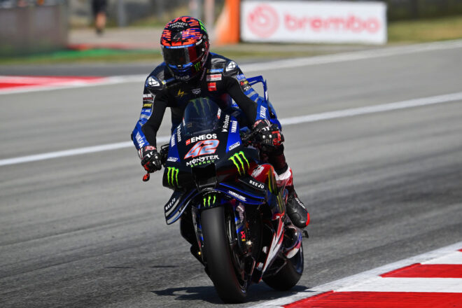 クアルタラロ、スプリント自己最高2位獲得「トップ勢とそれほど離れていない」／第15戦カタルーニャGP