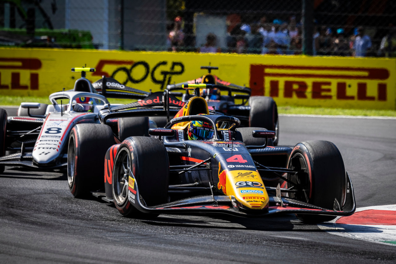 2025年FIA F2第11戦モンツァ アービッド・リンドブラッド(カンポス・レーシング/レッドブル育成)