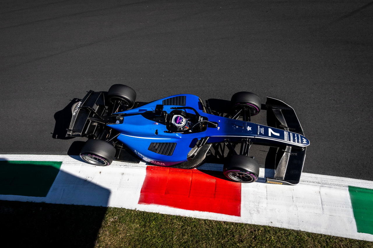 2025年FIA F2第11戦モンツァ　ルーク・ブラウニング（ハイテックTGR／ウイリアムズ育成）