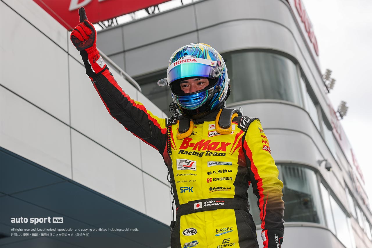 スーパーフォーミュラ・ライツ第15戦富士は野村勇斗がポール・トゥ・ウイン。2025年のチャンピオンを獲得