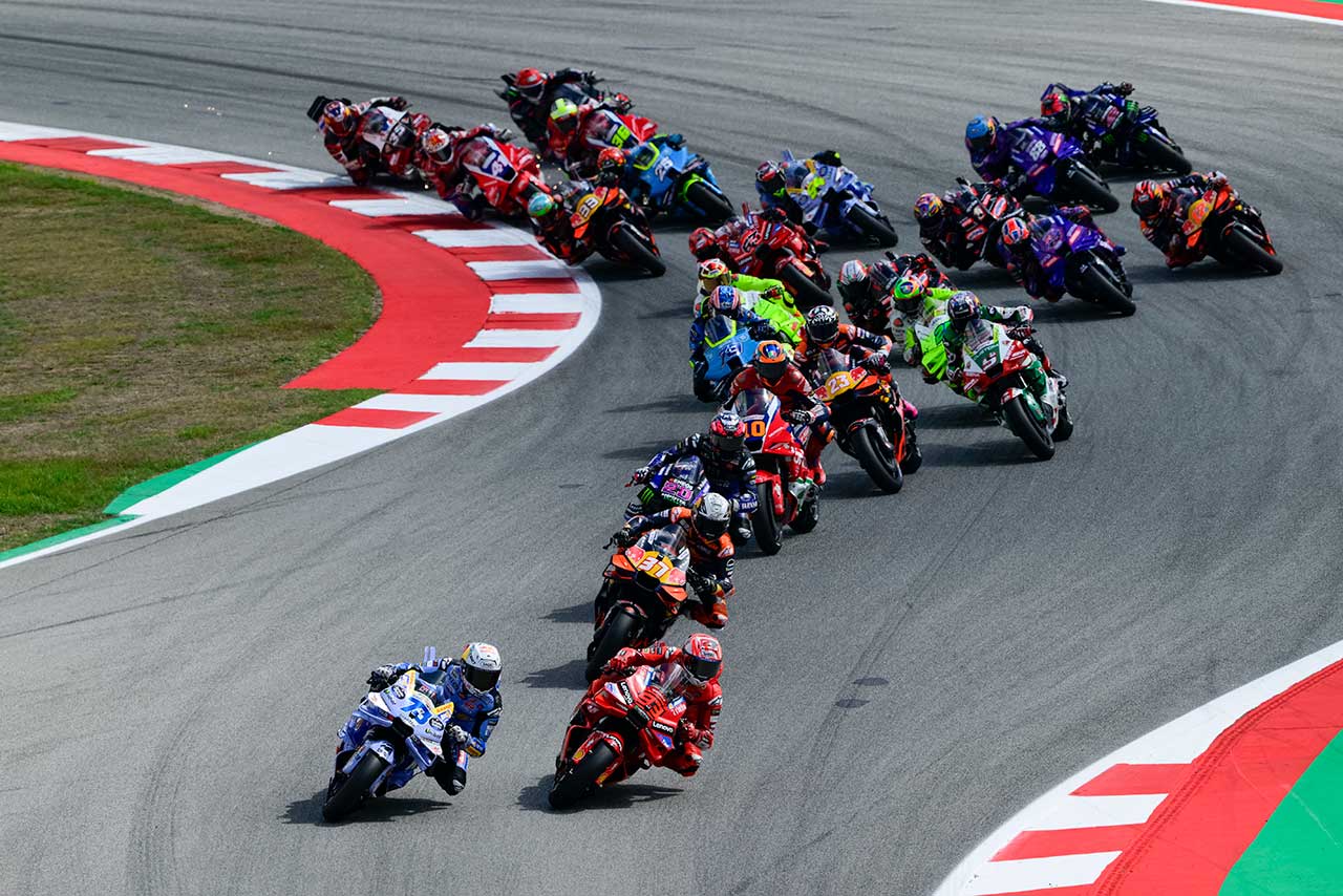 2025MotoGP第15戦カタルーニャGP 決勝 スタートシーン