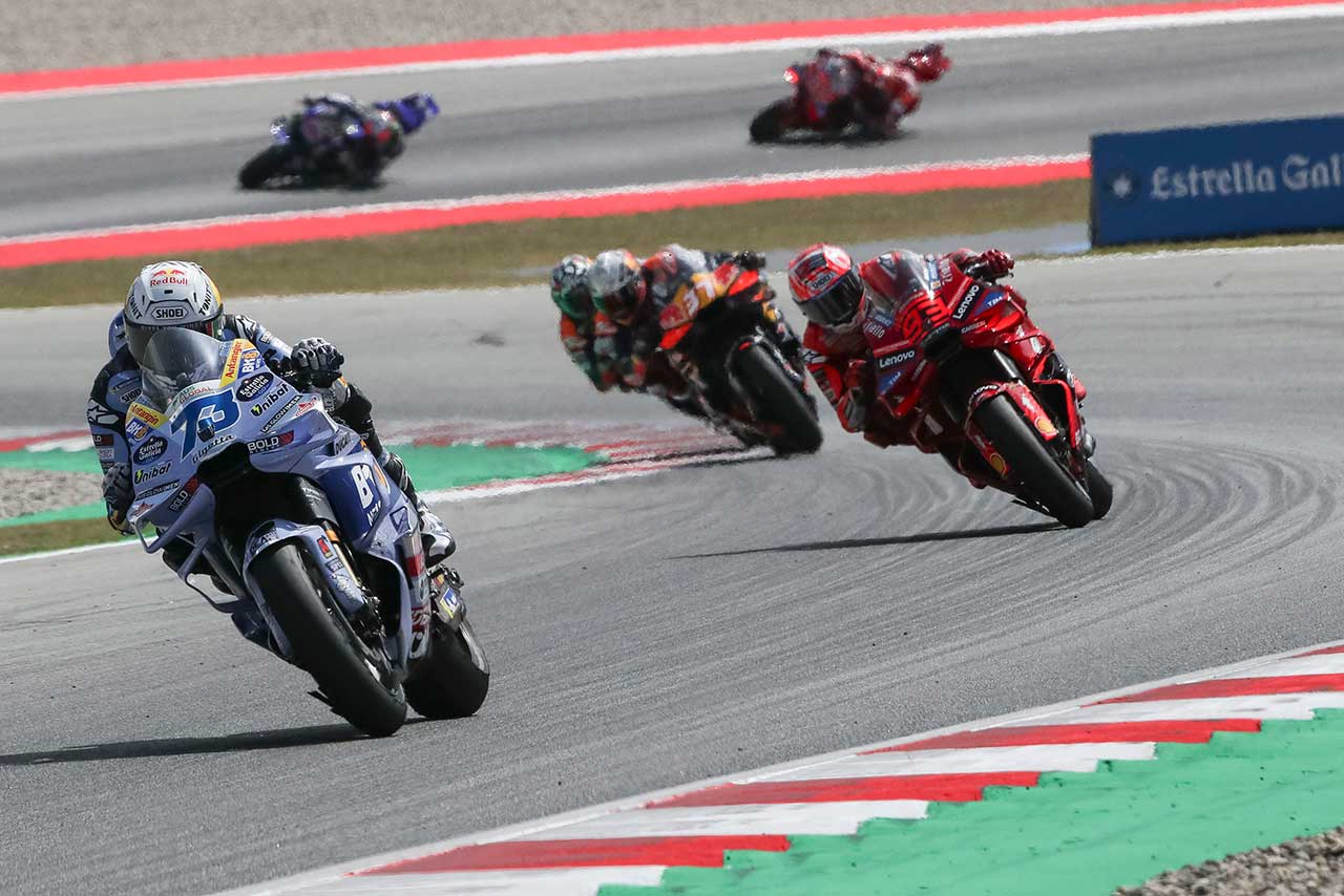 2025MotoGP第15戦カタルーニャGP 決勝 トップ争い