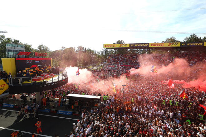 2025年F1第16戦イタリアGP　表彰式