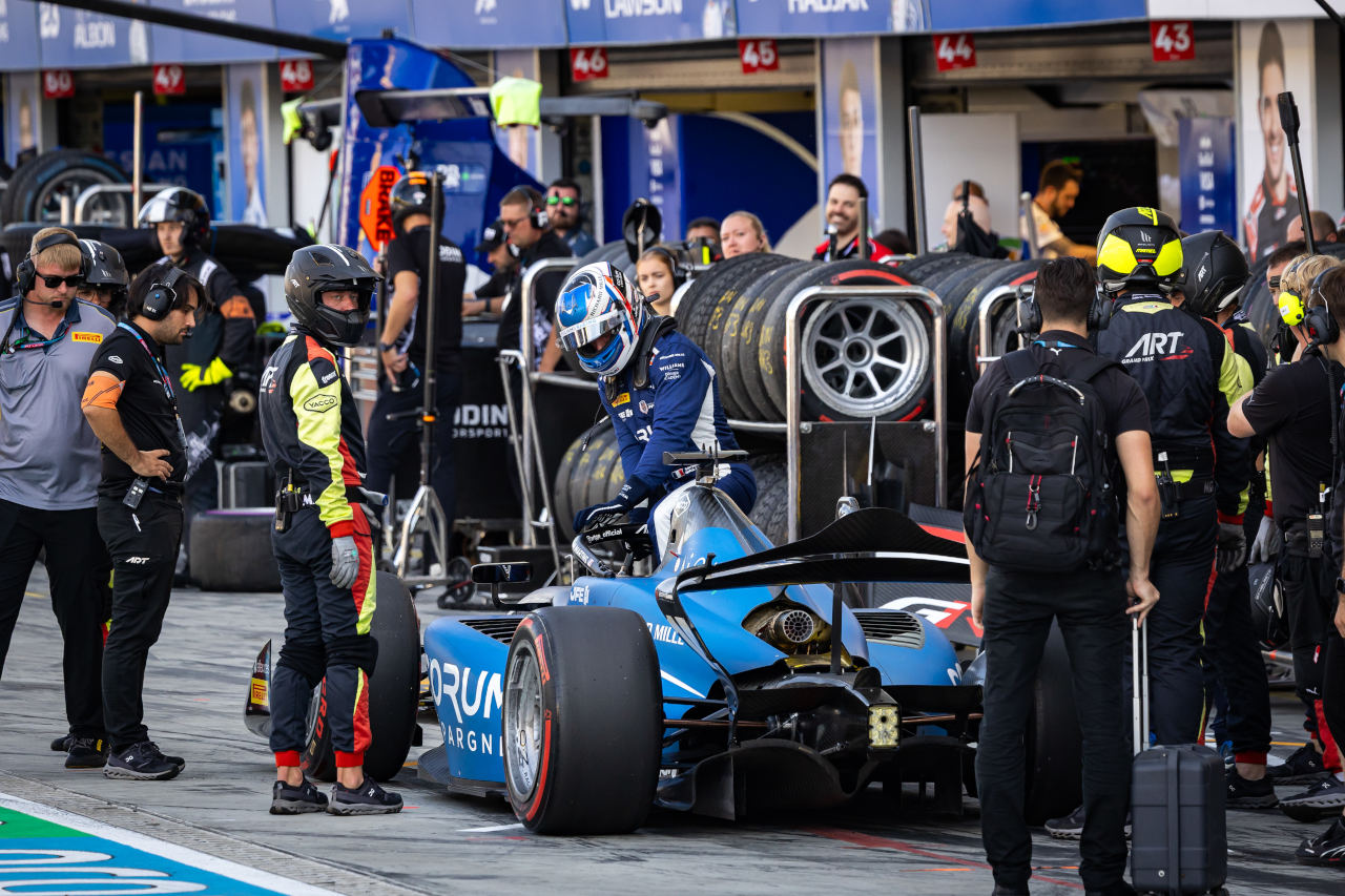 2025年FIA F2第11戦モンツァ　ビクトール・マルタンス（ARTグランプリ／ウイリアムズ育成）