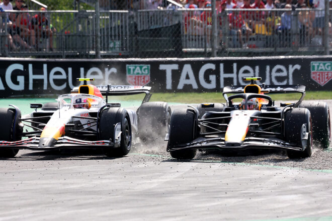 リアム・ローソン（レーシングブルズ）と角田裕毅（レッドブル）