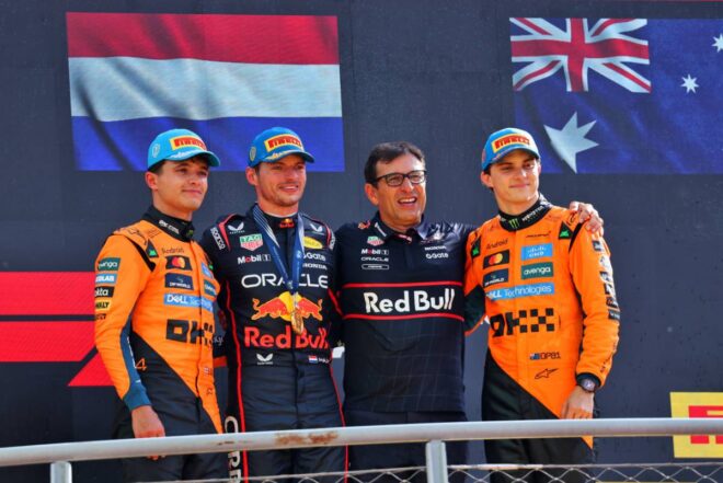 2025年F1第16戦イタリアGP　表彰式