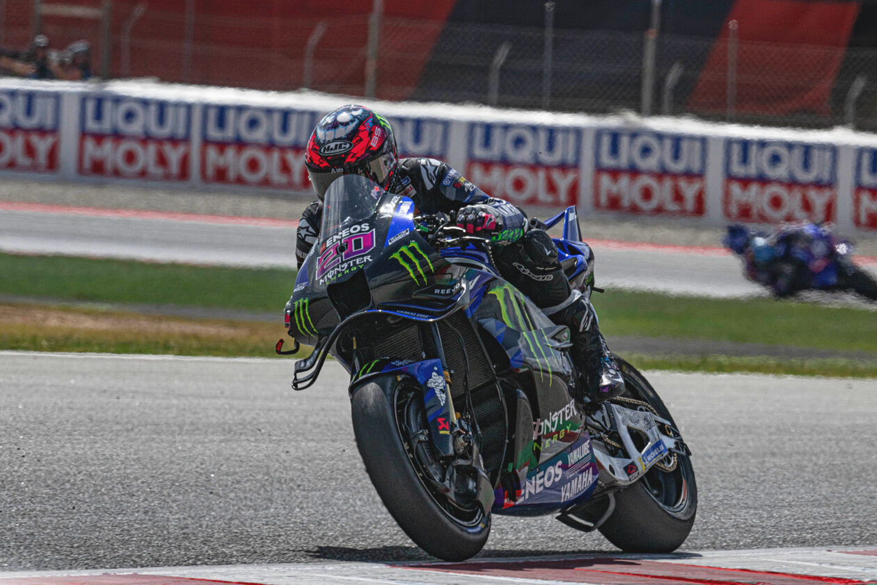 クアルタラロ、堅実な走りで5位入賞「タイヤに気を配れた」リンスはリタイア／第15戦カタルーニャGP