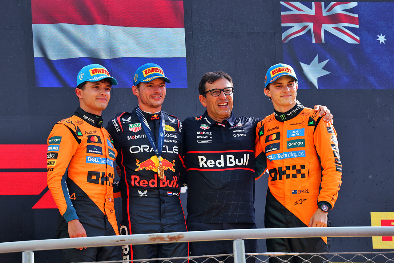 2025年F1第16戦イタリアGP　表彰式