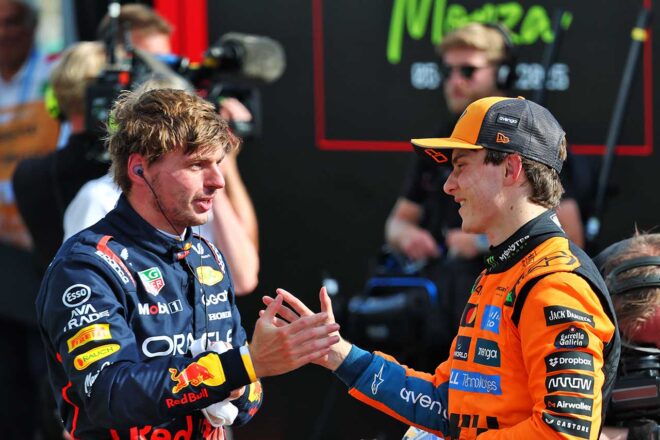 マックス・フェルスタッペンとオスカー・ピアストリ