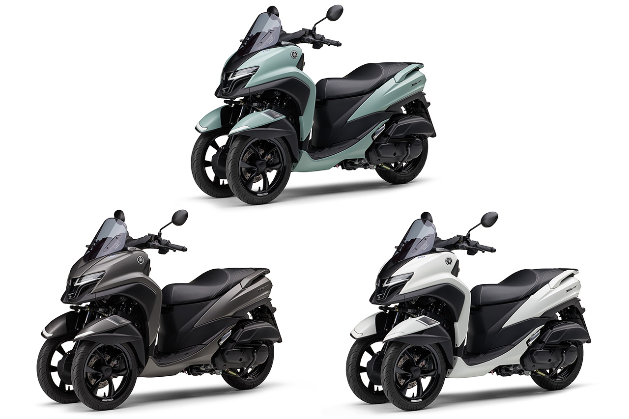 ヤマハ、フロント2輪の『トリシティ155／125』を大幅刷新した2026年モデル発表。9月25日発売