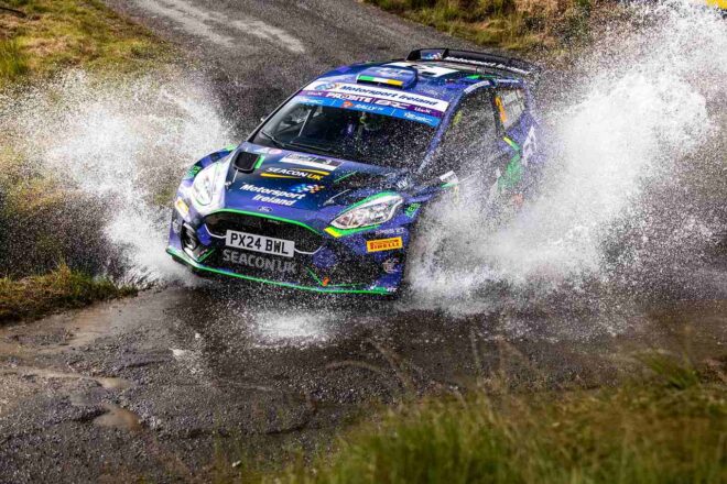 Mスポーツのジョン・アームストロングが待望の初優勝、フォード・フィエスタが1-2達成／ERC第7戦