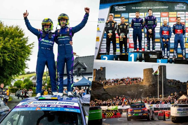 Mスポーツのジョン・アームストロングが待望の初優勝、フォード・フィエスタが1-2達成／ERC第7戦