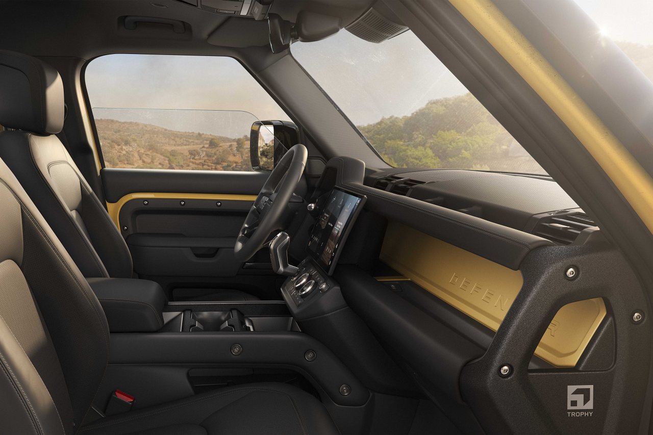 世界規模の“トロフィー”開催を記念した『ディフェンダー』の特別仕様車。日本限定100台で登場