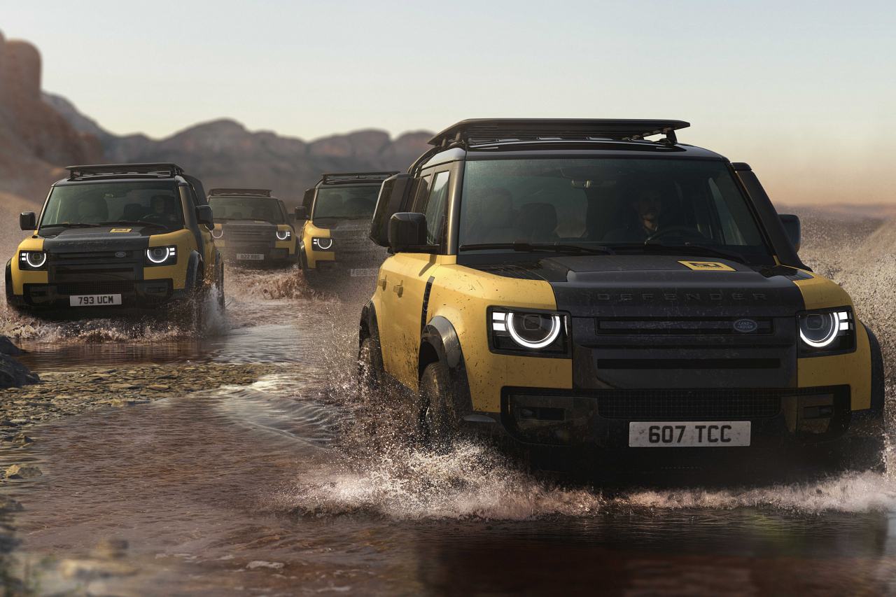 世界規模の“トロフィー”開催を記念した『ディフェンダー』の特別仕様車。日本限定100台で登場