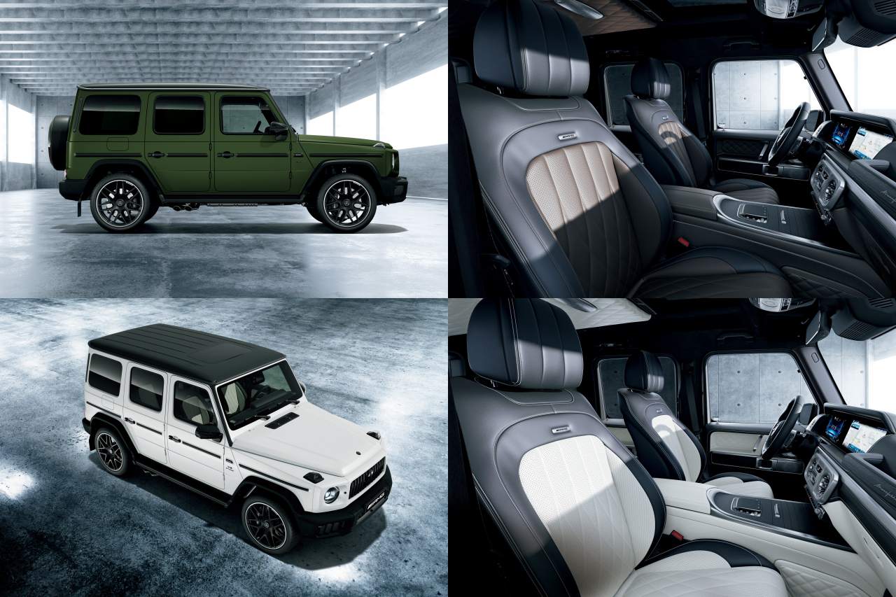メルセデスAMG、マットペイント4色展開の『Gクラス』特別仕様車“Black Accent Edition”が登場