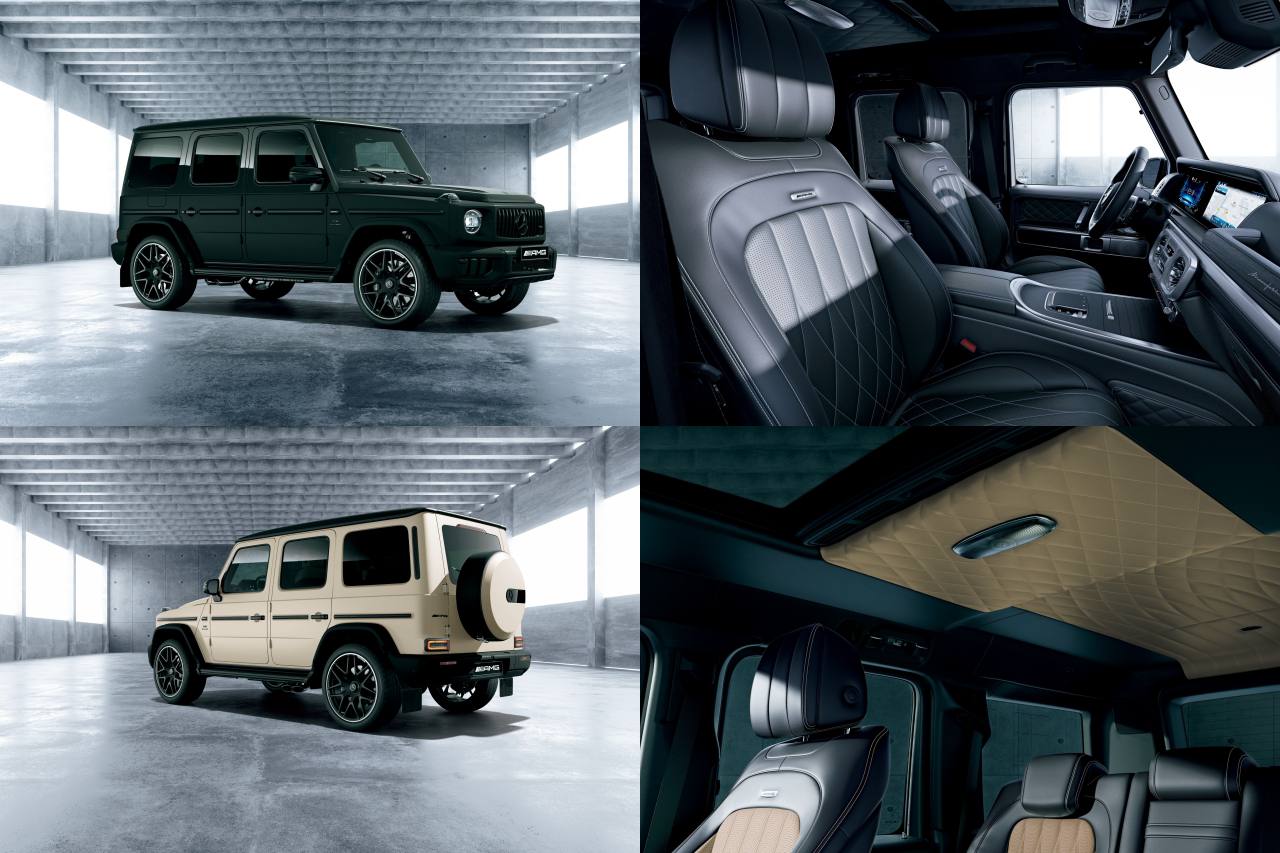 メルセデスAMG、マットペイント4色展開の『Gクラス』特別仕様車“Black Accent Edition”が登場