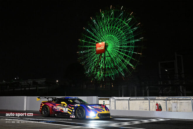 【タイム結果】鈴鹿1000kmのナイト・プラクティスは赤旗2回の荒れ模様。“ラーメン柄”のフェラーリが最速に