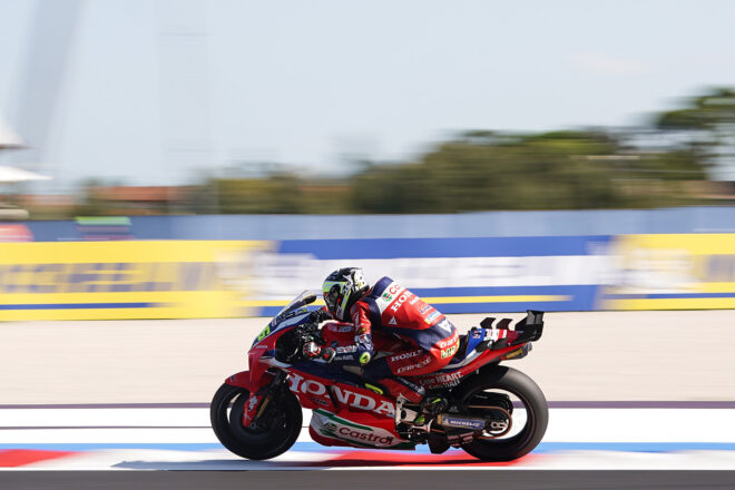 ホンダワークスのふたりが予選Q2直接進出「新パーツがすぐに機能した」とミル／第16戦サンマリノGP