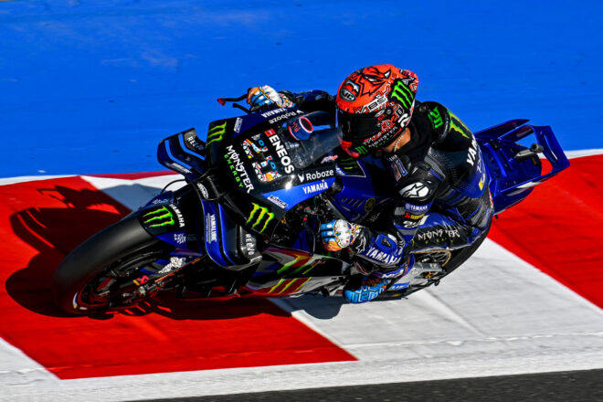 ソフトタイヤでタイムが上がらないヤマハ「タイヤによって感触が違う」とクアルタラロ／第16戦サンマリノGP