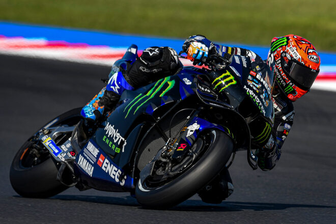 ソフトタイヤでタイムが上がらないヤマハ「タイヤによって感触が違う」とクアルタラロ／第16戦サンマリノGP