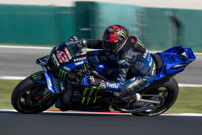 ソフトタイヤでタイムが上がらないヤマハ「タイヤによって感触が違う」とクアルタラロ／第16戦サンマリノGP