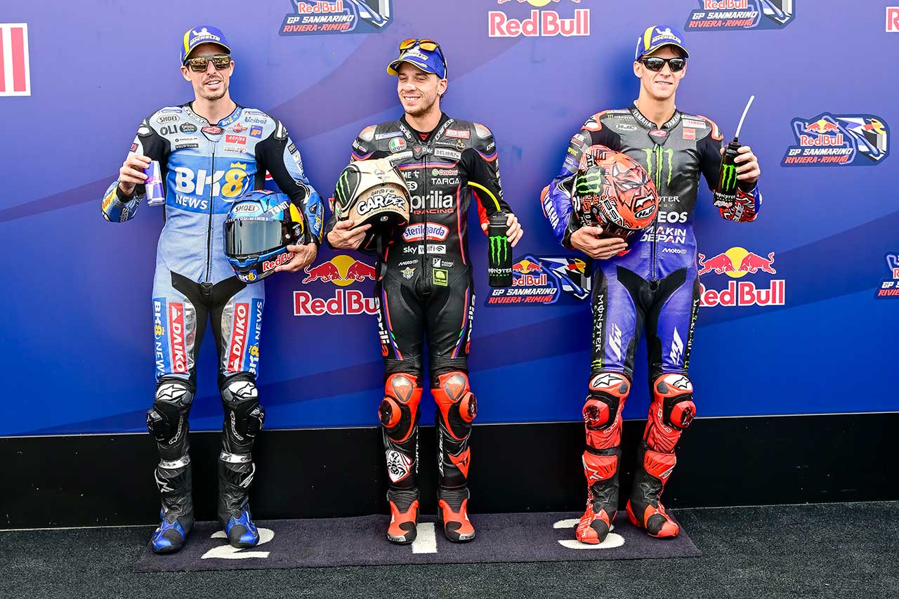 ベゼッチが母国でポールポジション獲得。マルク・マルケスは2列目4番手／MotoGP第16戦サンマリノGP