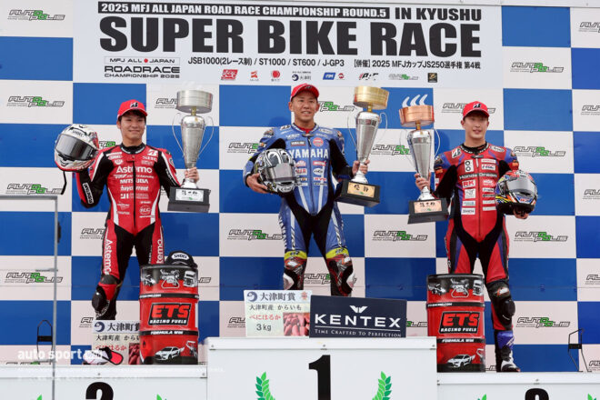 中須賀克行がダブルウイン達成。今季4勝で大幅リード／2025全日本ロード第5戦オートポリス JSB1000 レース2
