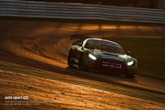 メルセデスAMG・チーム・クラフト・バンブー・レーシングの77号車メルセデスAMG GT3エボ（太田格之進／マキシミリアン・ゲーツ／ラルフ・アーロン）