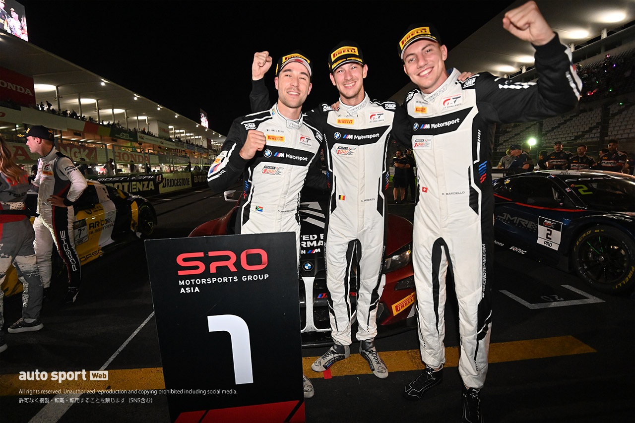 鈴鹿1000kmでワークスの意地が激突。SC3回、FCY7回の混乱レースをチームWRTの32号車BMWが完勝