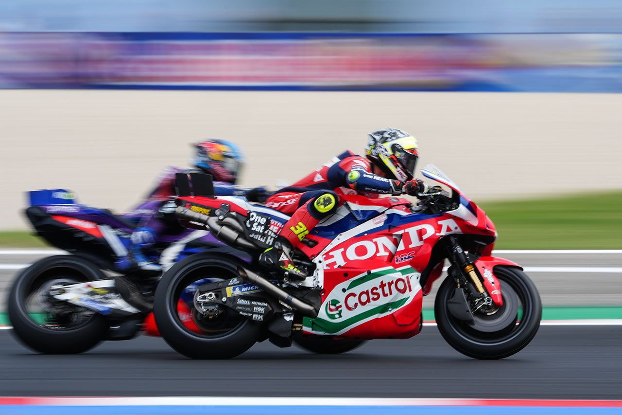 ホンダ、連続7位の好結果もマリーニ「スタートで遅れ、満足し切れない」ミルはリタイア／第16戦サンマリノGP