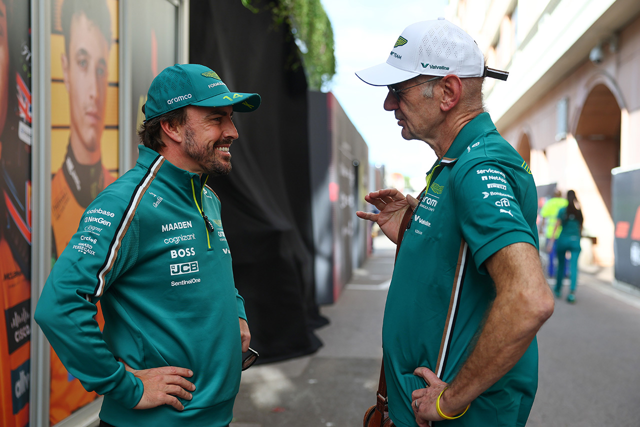 フェルナンド・アロンソ＆エイドリアン・ニューウェイ（アストンマーティン）